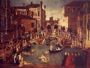 Gentile Bellini The Miracle of the True Cross near the San Lorenzo oil painting